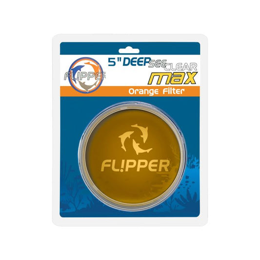 Flipper DeepSee CLEAR Viewer Max Orange Filter Lens, 5in