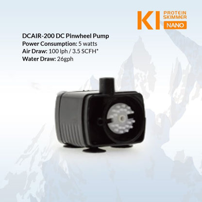 IceCap DCair 200 Nano Skimmer Pump