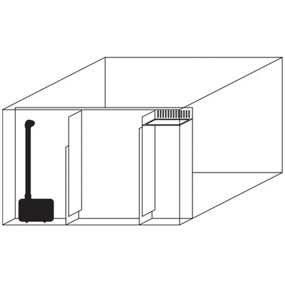 IceCap 38 Gallon Cube AIO Rimless Glass Aquarium