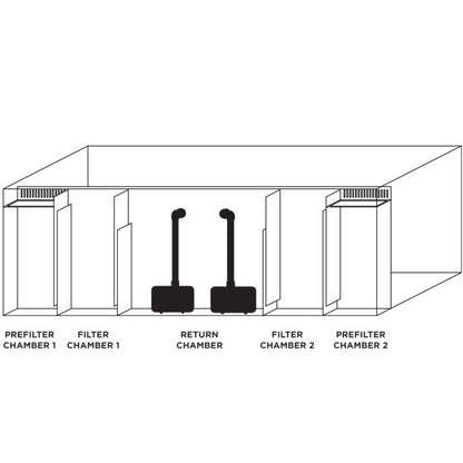 IceCap 60 Gallon AIO Rimless Glass Aquarium