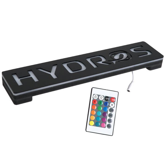 HYDROS Controller Board LED Sign - Black