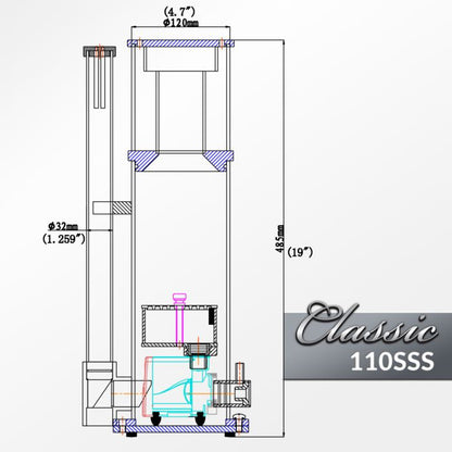 Classic 110-SSS Protein Skimmer