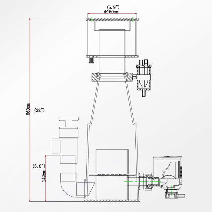 Classic 150-INT Protein Skimmer