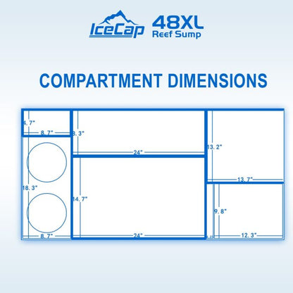 IceCap 48XL Reef Sump with Kit