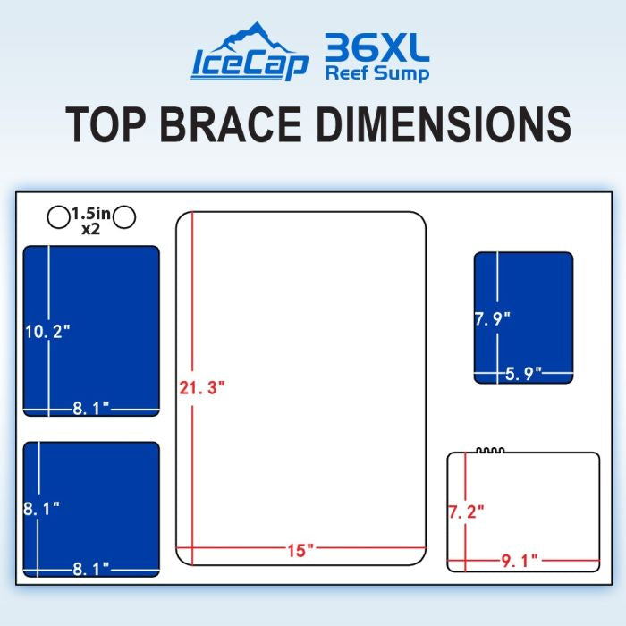 IceCap 36XL Reef Sump with Kit